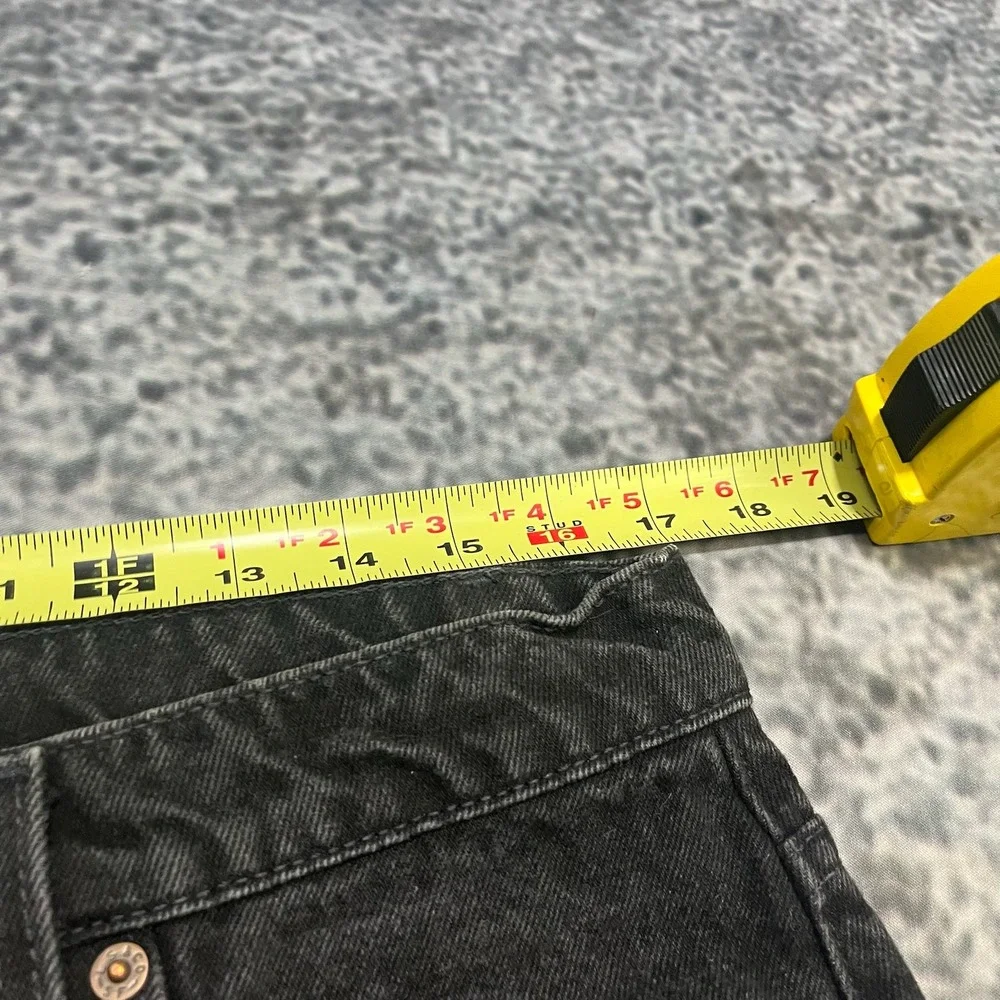 Vintage 90s Levi's 505‎ Jeans Regular Fit Straight Leg 34x34 Black Made In USA